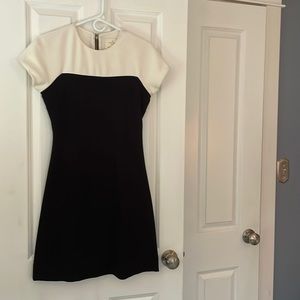 kate spade Black and White Midi Dress